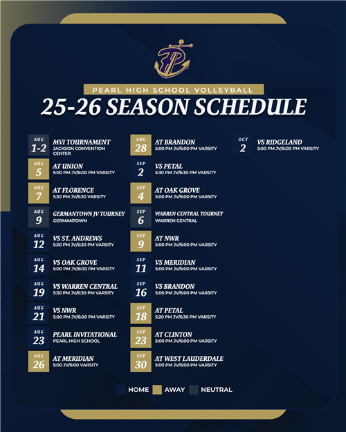Volleyball Schedule